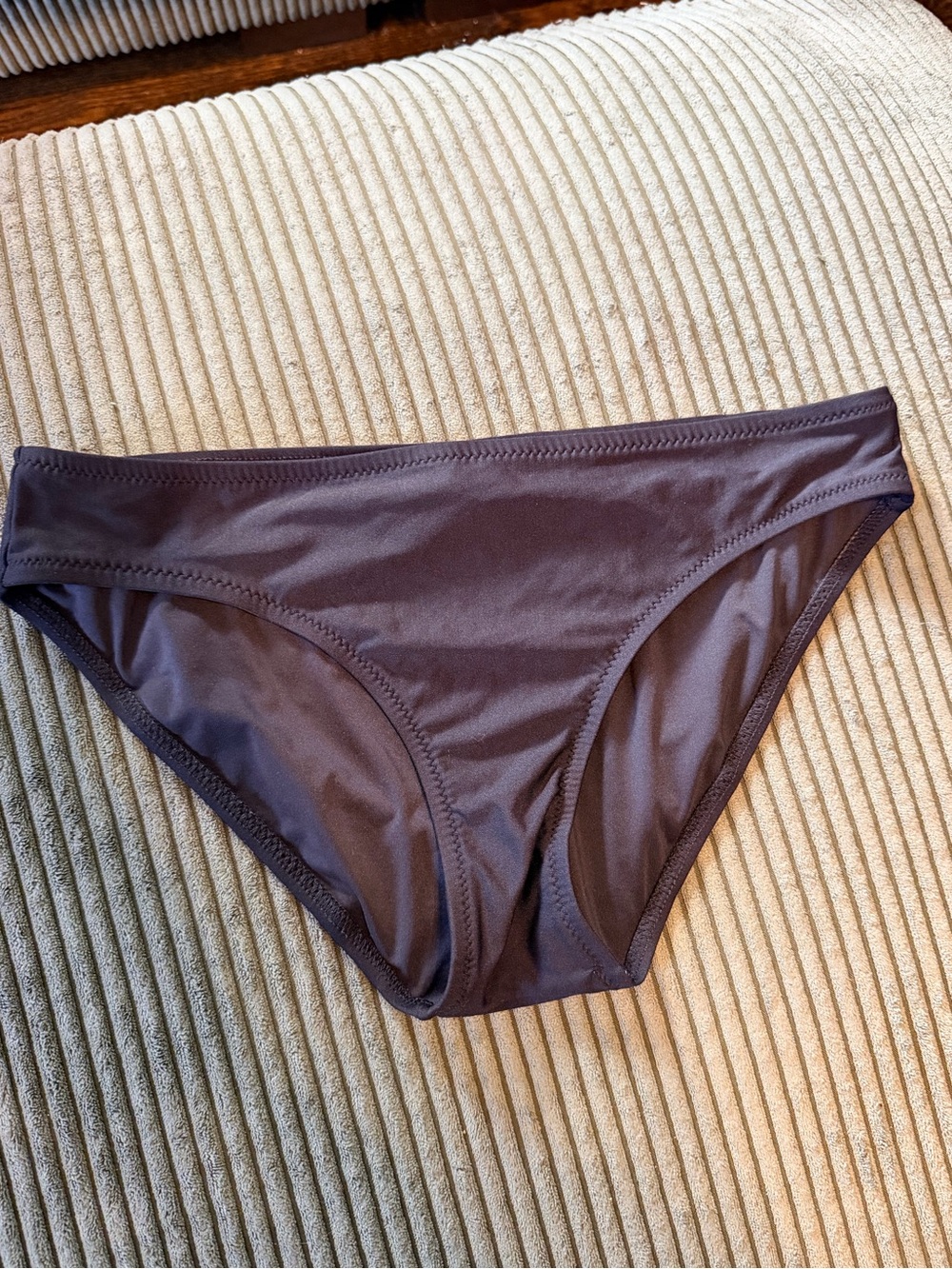 J.Crew Navy Bikini Bottom Classic Full-Coverage Swim Bottom